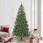 Kerstboom 240 cm groen met 300 LED PVC
