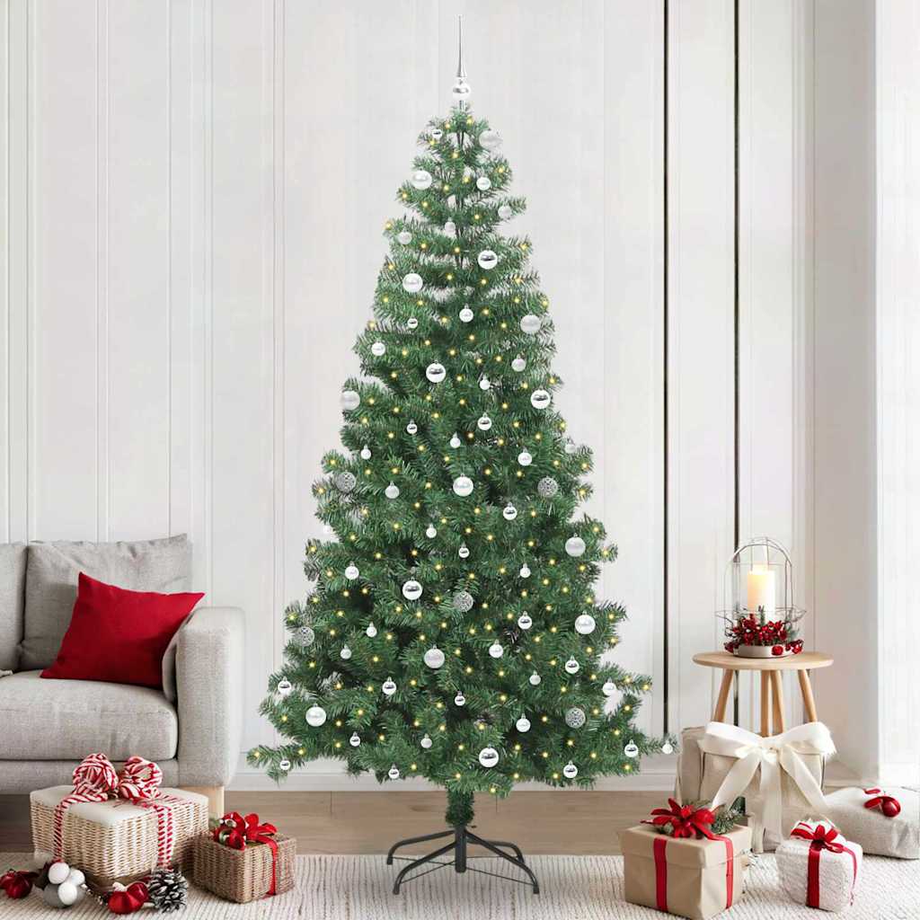 Kerstboom met 300 LED met standaard Groen 240 cm PVC