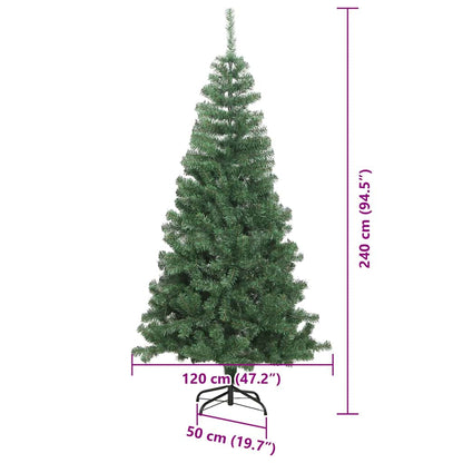 Kerstboom met 300 LED met standaard Groen 240 cm PVC
