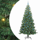 Kerstboom 240 cm groen PVC met 300 LED