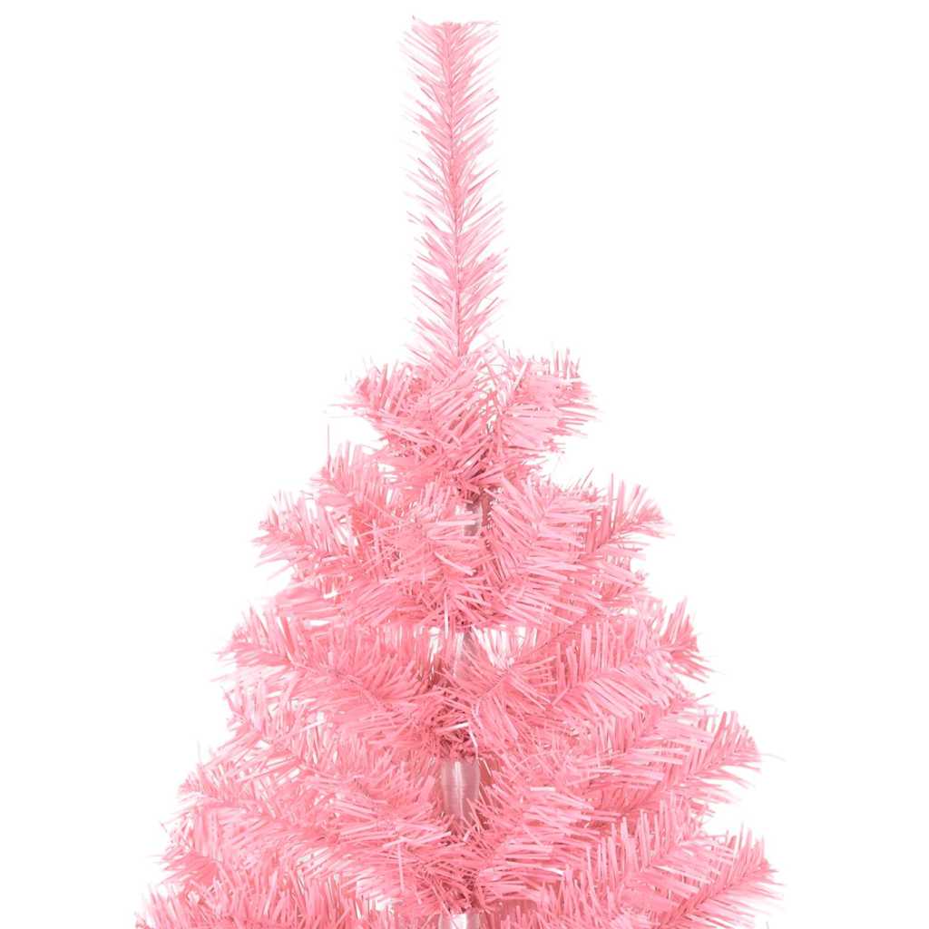 Kerstboom met 150 LED met standaard Roze 120 cm PVC