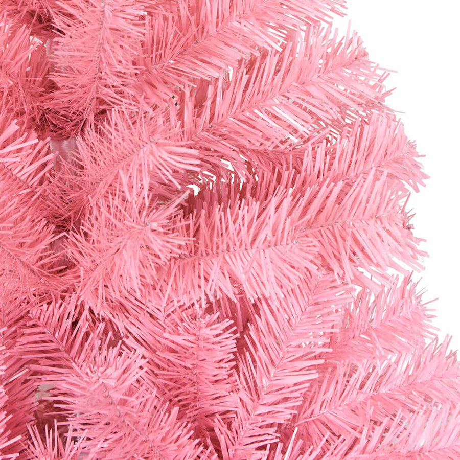 Kerstboom met 150 LED met standaard Roze 120 cm PVC