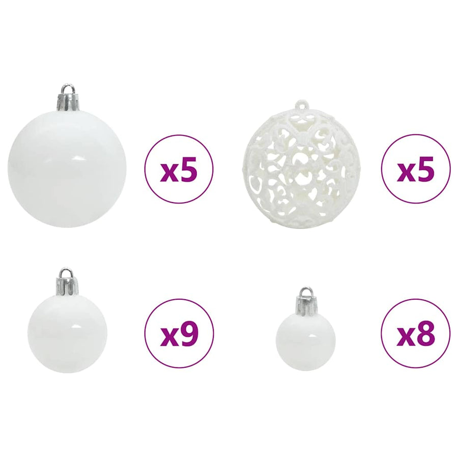 Kerstboom met 150 LED met standaard Roze 120 cm PVC