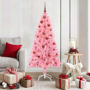 Kerstboom 150 cm Roze met 150 LED PVC