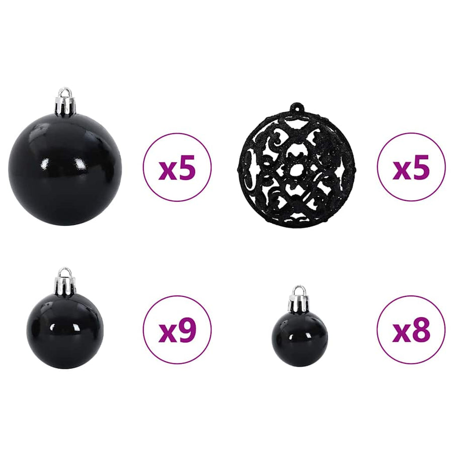 Kerstboom met 150 LED met standaard Roze 150 cm PVC