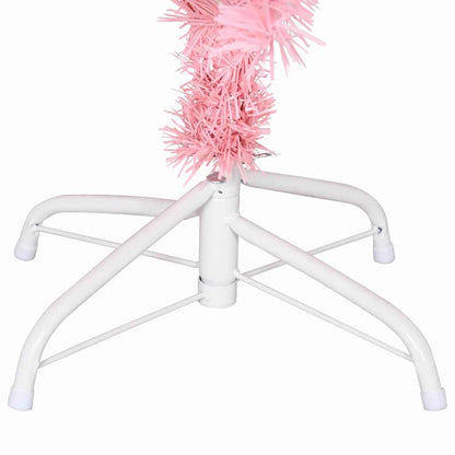 Kerstboom met 150 LED met standaard Roze 150 cm PVC