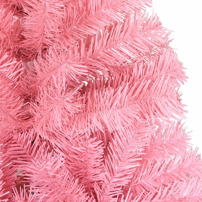 Kerstboom met 150 LED met standaard Roze 150 cm PVC