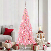 Kerstboom 180 cm roze met 300 LED