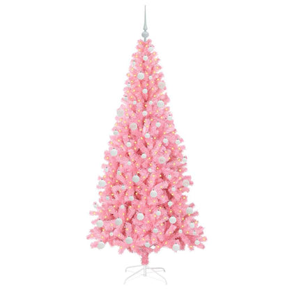 Kerstboom met 300 LED met standaard Roze 180 cm PVC