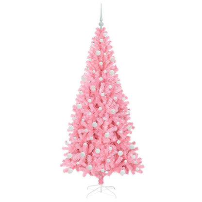 Kerstboom met 300 LED met standaard Roze 180 cm PVC
