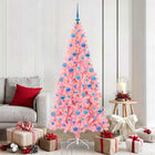 Kerstboom 180 cm Roze 300 LED met standaard PVC