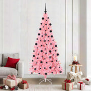Kerstboom 210 cm roze met 300 LED