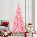 Kerstboom met 300 LED met standaard Roze 210 cm PVC