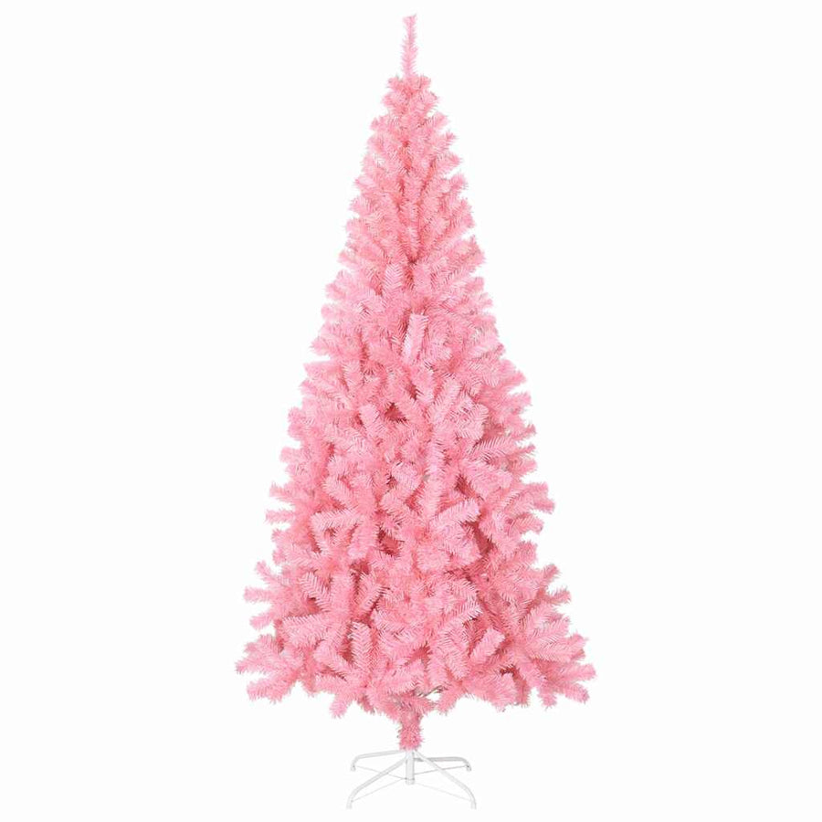 Kerstboom met 300 LED met standaard Roze 210 cm PVC