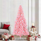 Kerstboom 210 cm roze met 300 LED