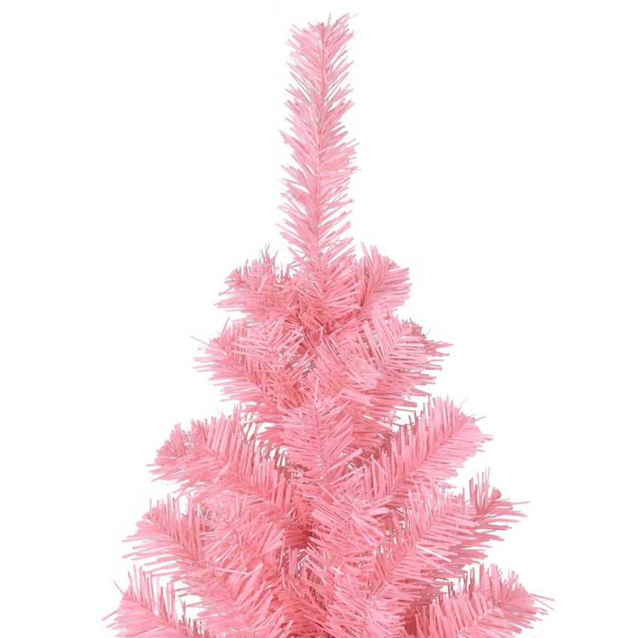 Kerstboom Met 300 Led Met Standaard Pvc Roze 240 cm