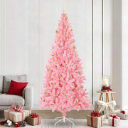 Kerstboom roze 240 cm met 300 LED
