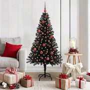 Kerstboom 150 cm met 150 LED zwart