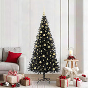 Kerstboom zwart 180 cm PVC