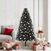 Kerstboom 180 cm met 300 LED zwart