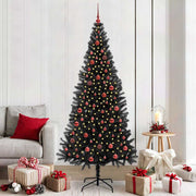 Kerstboom 210 cm met 300 LED zwart