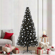 Kerstboom 210 cm met 300 LED zwart