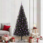 Kerstboom 210 cm met 300 LED zwart