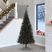 Kerstboom 240 cm zwart met 300 LED
