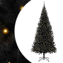 Kerstboom Met 300 Led Met Standaard Pvc Zwart 240 cm