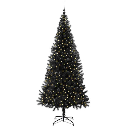 Kerstboom Met 300 Led Met Standaard Pvc Zwart 240 cm