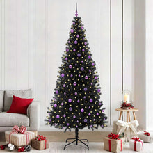 Kerstboom Met 300 Led Met Standaard Pvc Zwart 240 cm