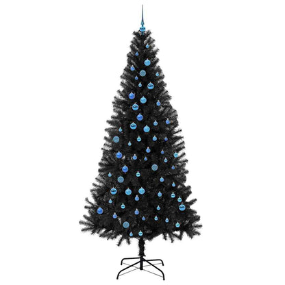 Kerstboom Met 300 Led Met Standaard Pvc Zwart 240 cm