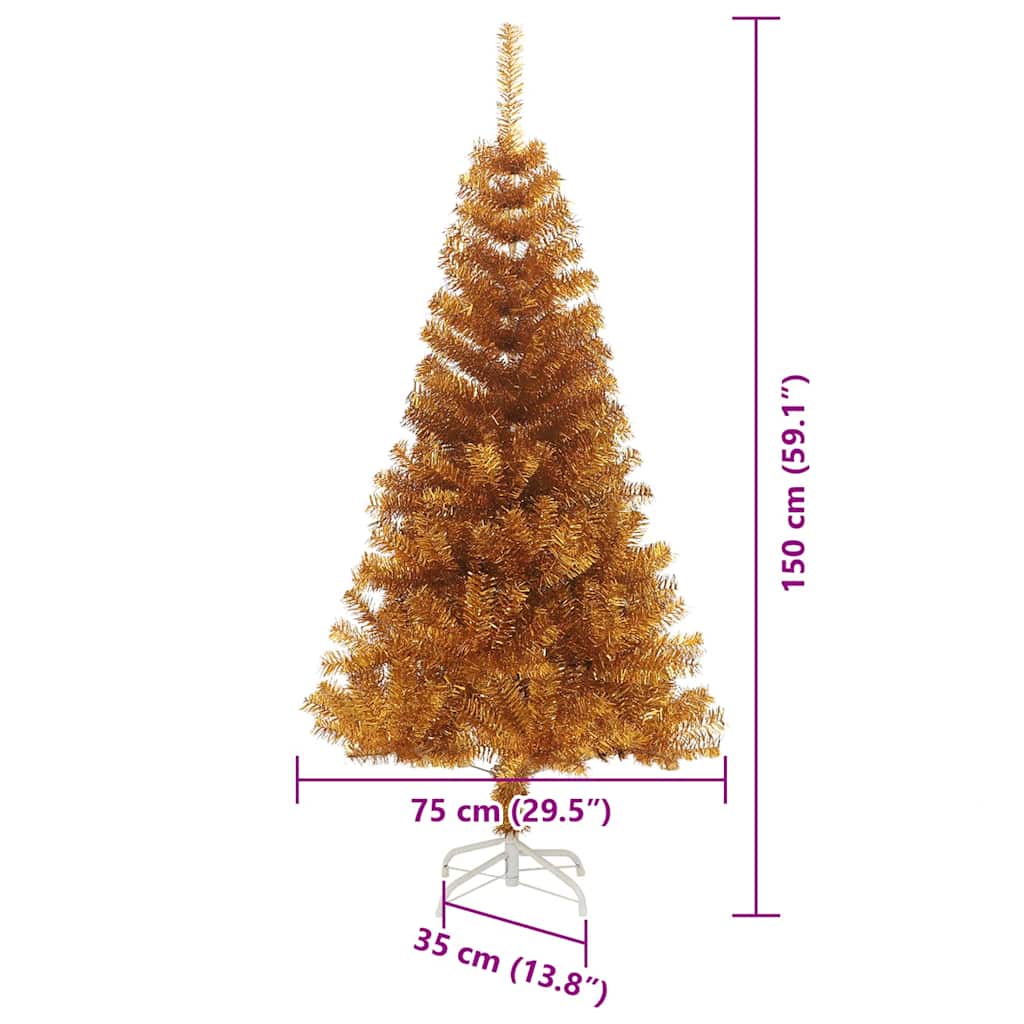 Kerstboom Goud 150 cm PET