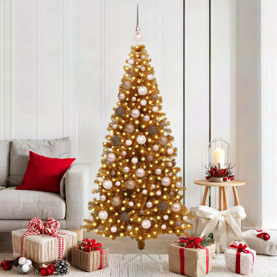 Kerstboom Goud 180 cm PET