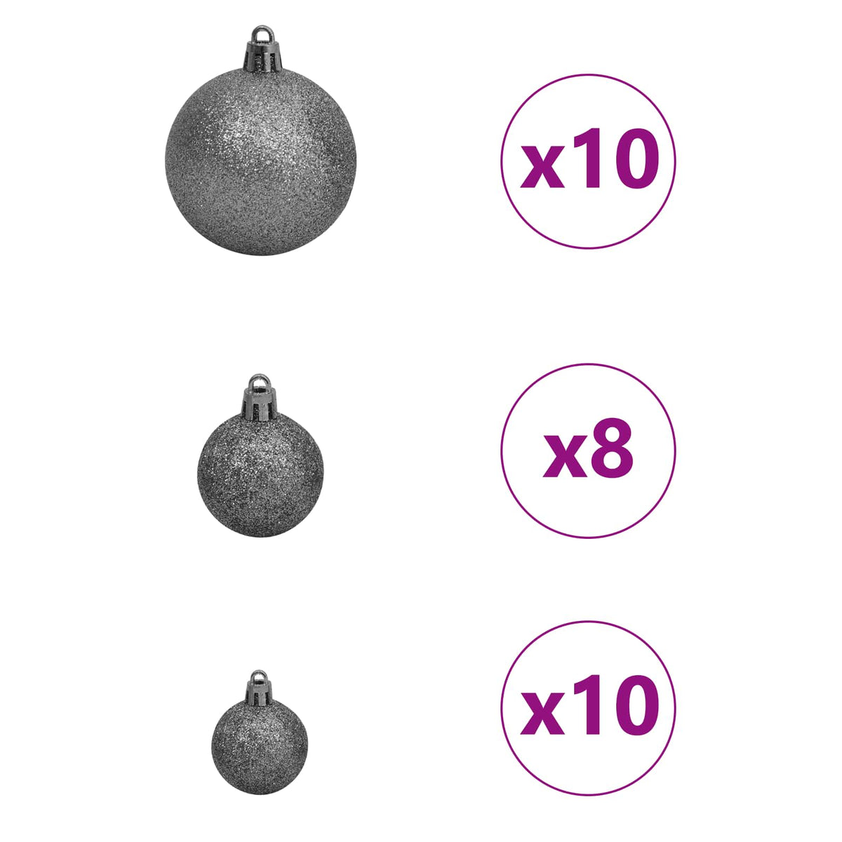 Kerstboom Goud 180 cm PET