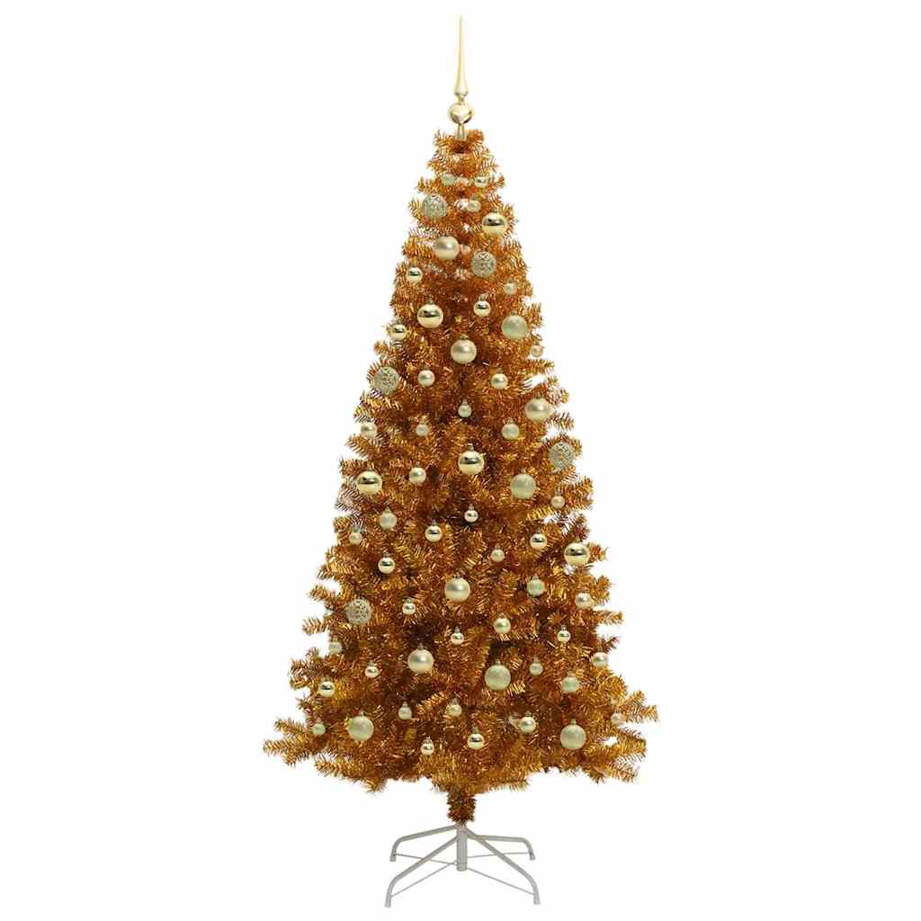 Kerstboom met 300 LED met standaard Goud 180 cm PET