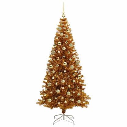 Kerstboom met 300 LED met standaard Goud 180 cm PET