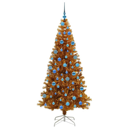 Kerstboom met 300 LED met standaard Goud 180 cm PET