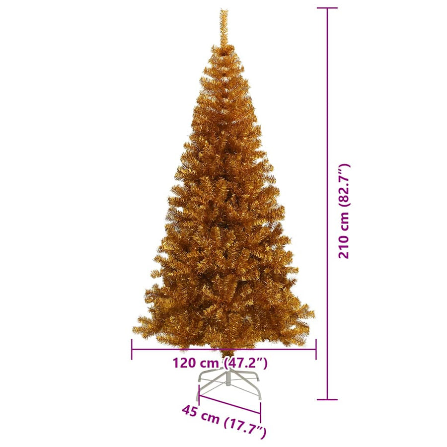 Kerstboom Goud 210 cm PET