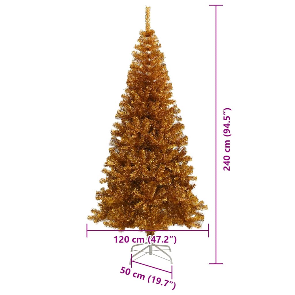 Kerstboom Goud 240 cm PET