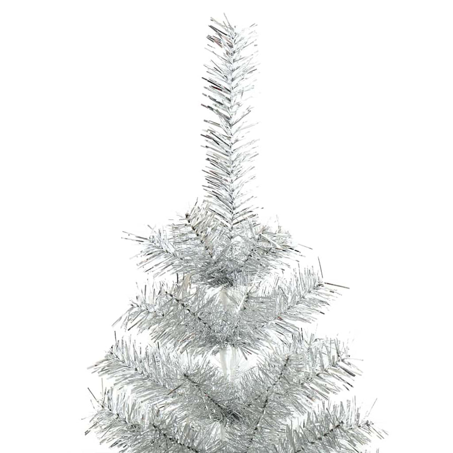 Kerstboom Met 150 Led Met Standaard Zilver 120 Cm Pet Goud