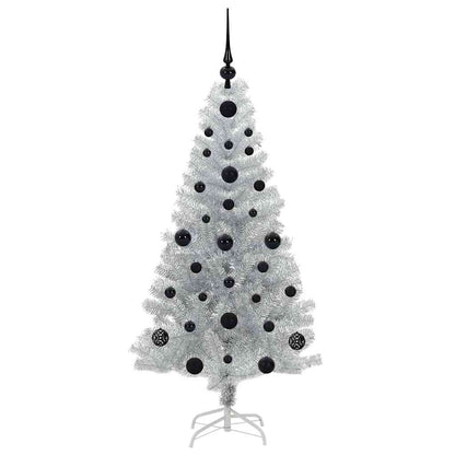 Kerstboom Met 150 Led Met Standaard Zilver 120 Cm Pet Goud