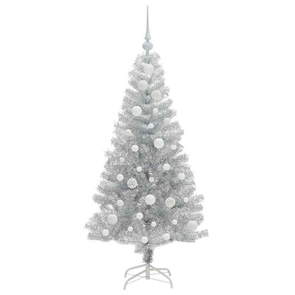 Kerstboom Met 150 Led Met Standaard Zilver 120 Cm Pet Goud