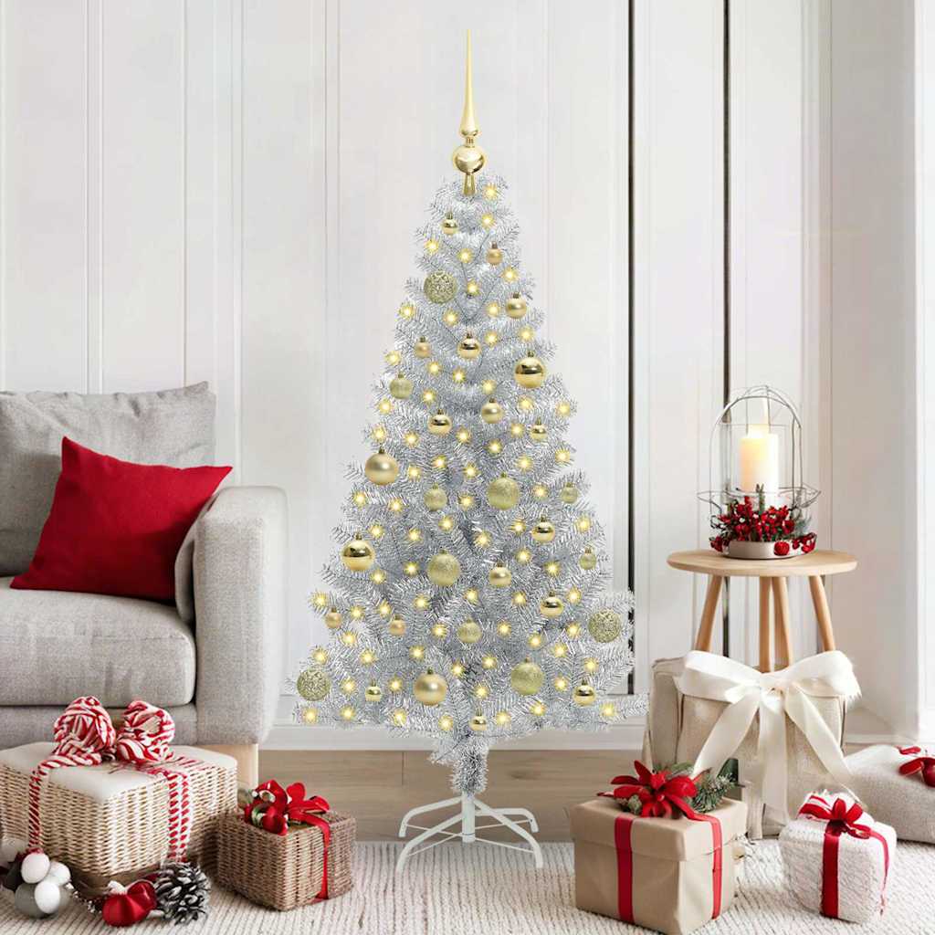 Kerstboom Zilver 150 cm PET