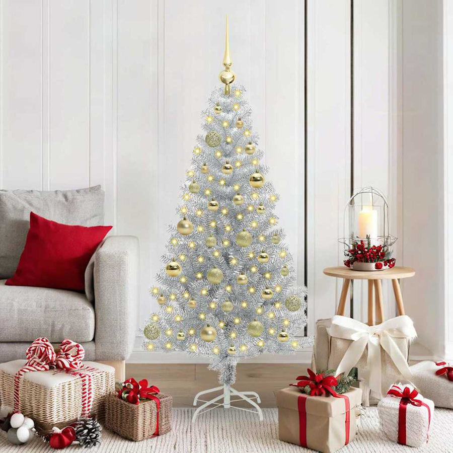 Kerstboom Zilver 150 cm PET