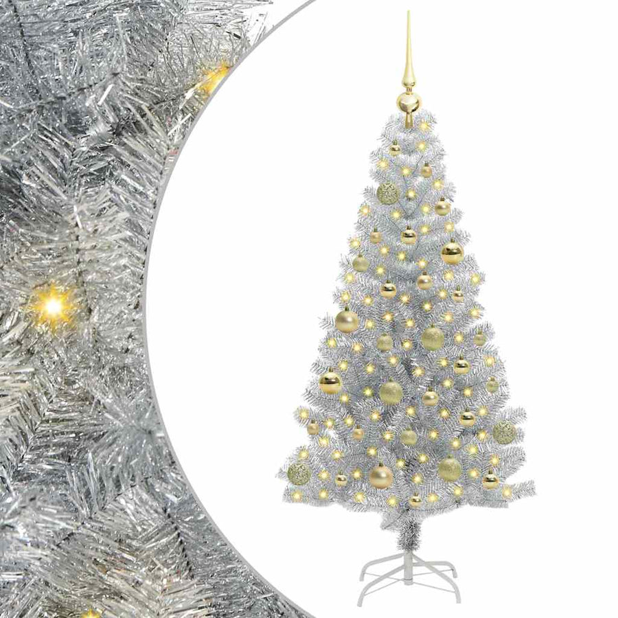 Kerstboom Zilver 150 cm PET