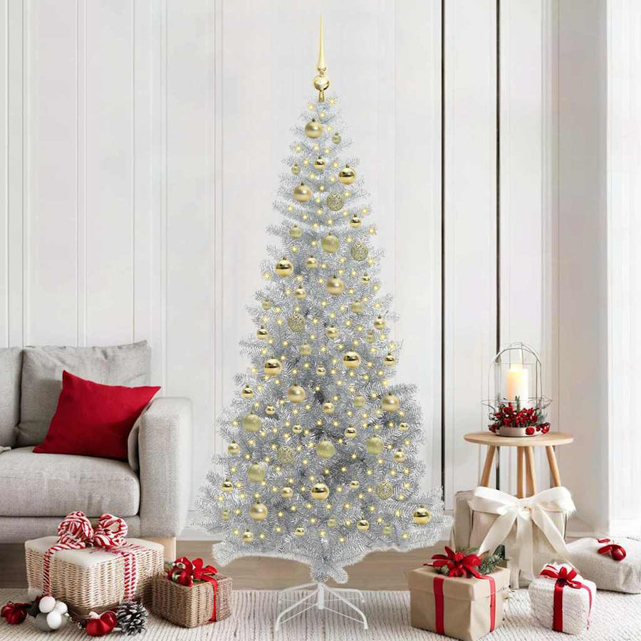 Kerstboom Zilver 210 cm PET