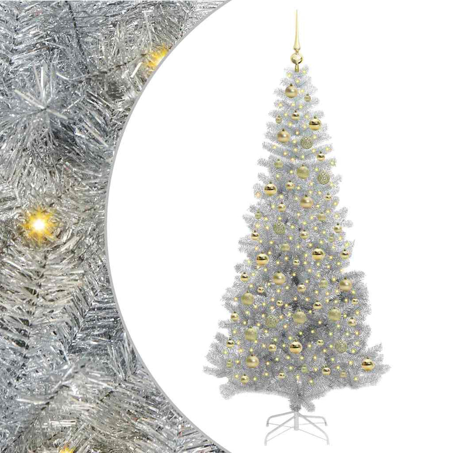 Kerstboom Zilver 210 cm PET