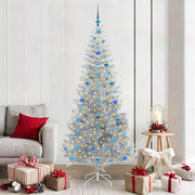 Kerstboom 210 cm zilver met 300 LED