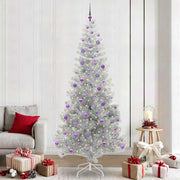 Kerstboom 240 cm zilver met 300 LED en standaard